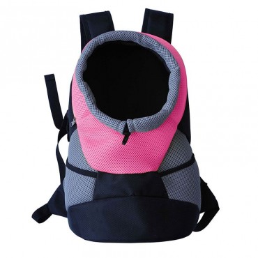 Pet Life On-The-Go Supreme Travel Bark-Pack Pink Backpack Pet Carrier - Medium - 14.6 L x 6.2 W x 14.8 H