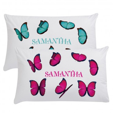Butterfly Personalized Sleeping Pillowcase
