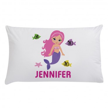 Customized Kids Mermaid Pillowcase
