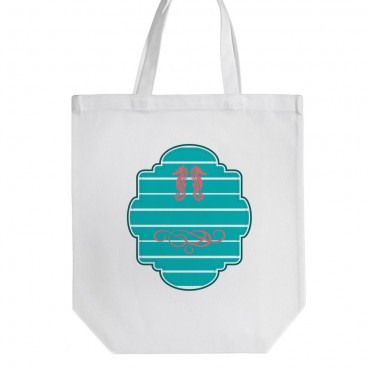 Sea Horse Cotton Tote Bag