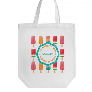 Ice Cream Paradise Cotton Tote Bag