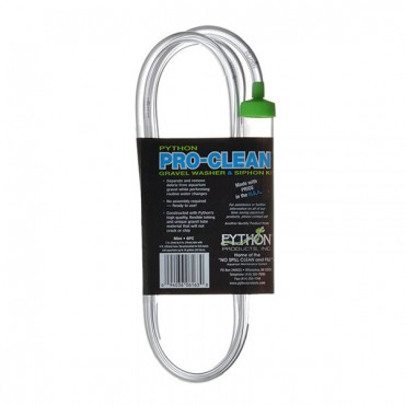 Python Pro-Clean Gravel Washer and Siphon Kit - Mini - Aquariums up to 10 Gallons - 6 in. L x 1 in. D - 2 Pieces