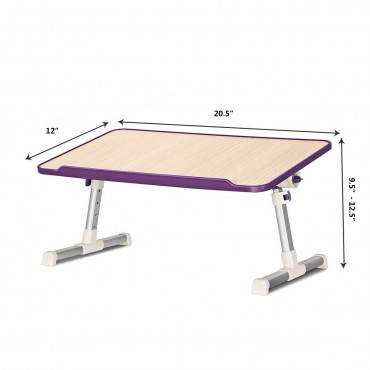 Portable Adjustable Desk Folding Lazy Laptop Computer Table