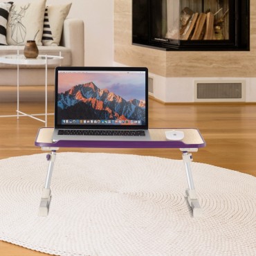 Portable Adjustable Desk Folding Lazy Laptop Computer Table
