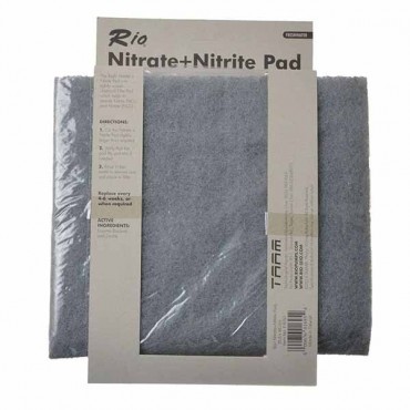 Rio Nitrate+Nitrite Pad - Universal Filter Pad - Nitrate+Nitrite Pad - 18 in. L x 10 in. W - 25.5 cm x 46 cm - 4 Pieces