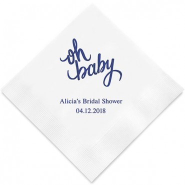 Oh Baby, Printed Paper Napkins