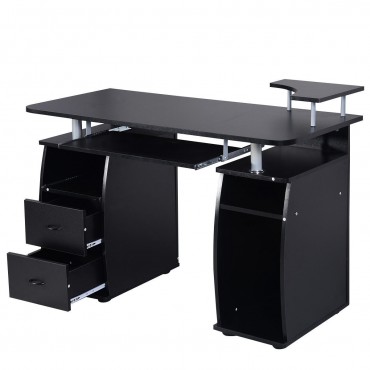 Office Computer Desk With Monitor Shelf