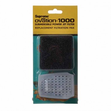 Supreme Ovation Submersible Power Jet Filter Replacement Filtration Pack - Ovation 1000 - 4 Pieces