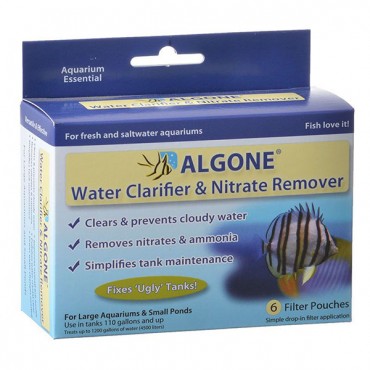 Al gone Water Clarifies and Nitrate Remover - Over 110 Gallons