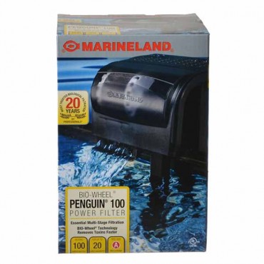 Marin eland Penguin Bio Wheel Power Filter - Penguin 100 B - 100 G P H - 20 Gallon Tank
