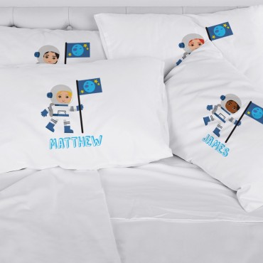 Personalized Astronaut Kids Pillowcase