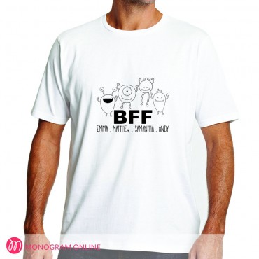 Personalized BFF Design T-Shirt