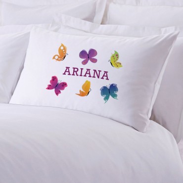 Personalized Butterfly Pillowcase