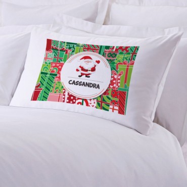 Personalized Kids Santa Claus Pillowcase