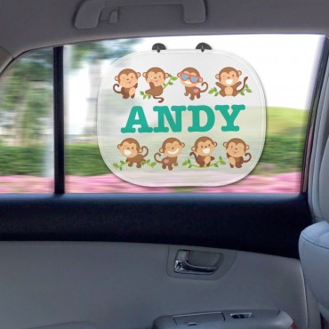Personalized Kid's Sunshade Guard with 2 Suction Cups