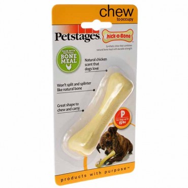 Petstages Chick-a-Bone Dog Chew - Petite - 1 Count - Dogs up to 15 lbs - 2 Pieces