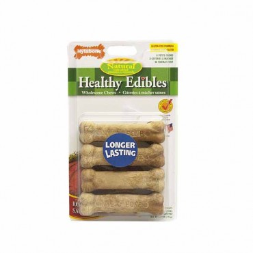 Nylabone Healthy Edibles Wholesome Dog Chews - Roast Beef Flavor - Petite - 8 Pack - 2 Pieces