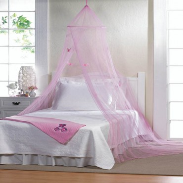 Pink Butterfly Bed Canopy 