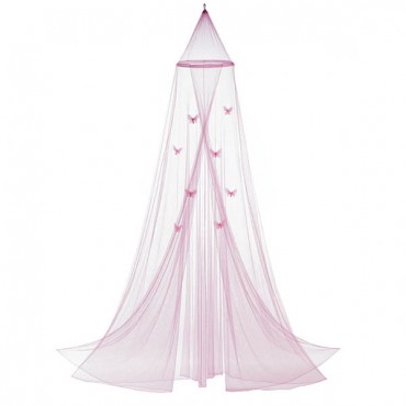 Pink Butterfly Bed Canopy 