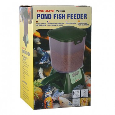 Fish Mate Pond Fish Feeder P 7000 - Program able Holds Up To 6.5 lbs of food