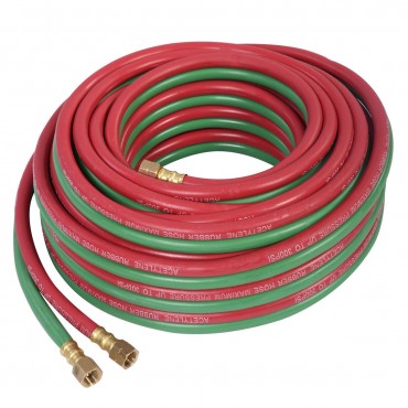 300PSI 50 Ft. 1/4 In. Twin Welding Torch Hose Oxygen Cutting