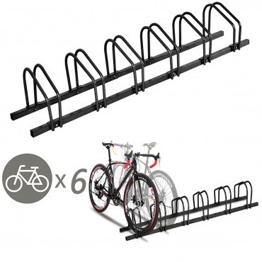 6 Bike Parking Garage Storage Bicycle Stand
