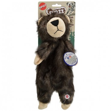 Spot Furze Bear Dog Toy - Regular - 13.5 in. - 1 Count - 2 Pieces