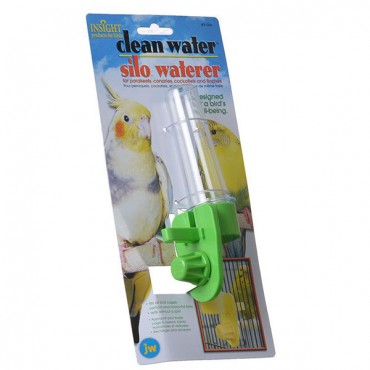 JW Insight Clean Water Silo Waterer - Regular - 7 in. Tall - 2 Pieces
