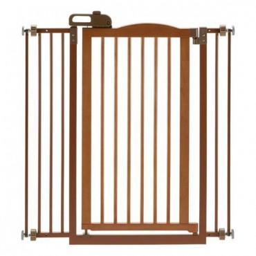 Rich-ell Tall One-Touch Gate II - Autumn Matte - 32.1 in. - 36.4 in. W x 38.4 in. H