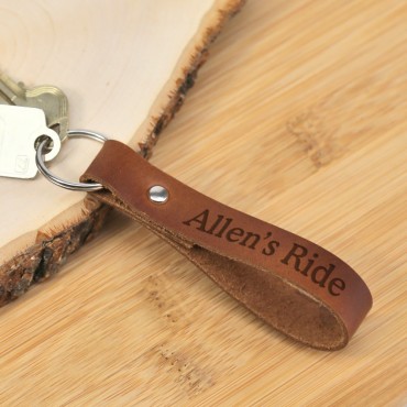 Authentic Customized Leather Keychain