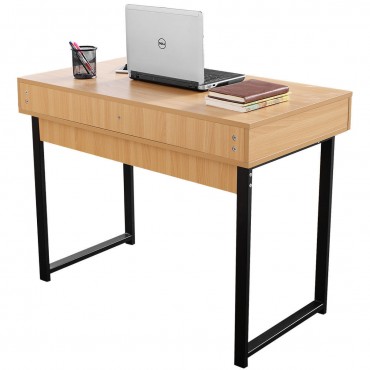 Modern Computer Desk With Two Drawers
