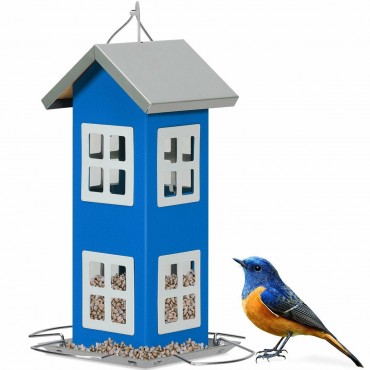 Outdoor Garden Yard Wild Bird Feeder Weatherproof House