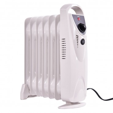 Portable 700 W Mini Electric Oil Filled Radiator Heater