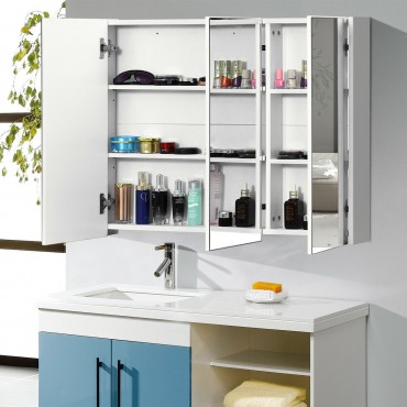 36 In. Bathroom Medicine Cabinet With 3 Mirrors