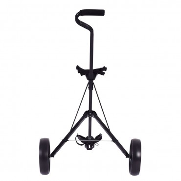 Foldable 2 Wheels Push Pull Golf Club Cart Trolley