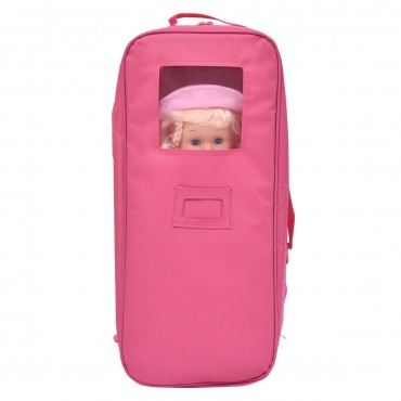 18 In. Doll Travel Carrier Case Bag With Bed And Bedding