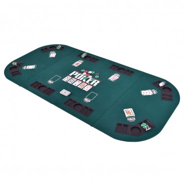 8 Players Fourfold Poker Table Top