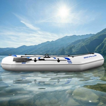 2-3 Person Inflatable Air Pump Fishing Boat With Oars