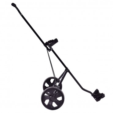 Foldable 2 Wheels Push Pull Golf Club Cart Trolley