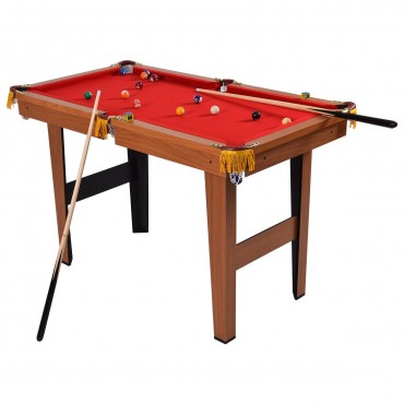 48 In. Mini Table Top Pool Table Game Billiard Set