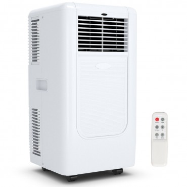 Portable 10000 BTU Air Conditioner Cooling Dehumidify Timer Remote