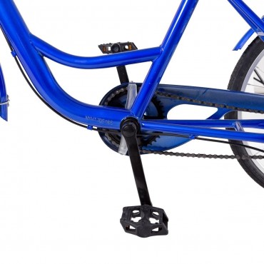 Blue Single Speed Tricycle With Adjustable Seat