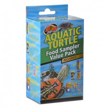 Zoo Med Aquatic Turtle Foods Sampler Value Pack - Sampler Value Pack - 2 Pieces