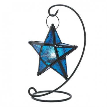 Sapphire Star Table Lantern