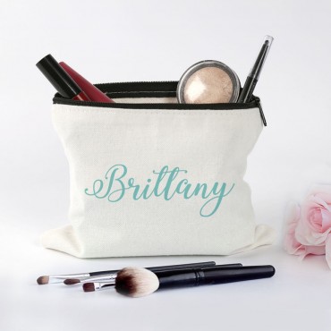 Customized Brittany Makeup Bag