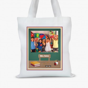 Teacher's Classroom Custom Photo Tote Bag