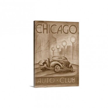 Chicago Auto Club Wall Art - Canvas - Gallery Wrap