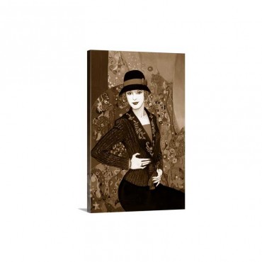 A Charming Lady Wall Art - Canvas - Gallery Wrap