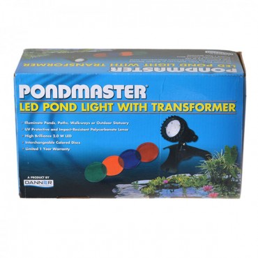 Pond master LED Pond Light Set with Transformer - Single Light