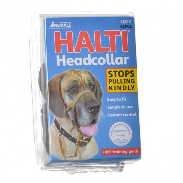 Halti Original Headcollar for Dogs Black - Size 5 - X-Large Dogs